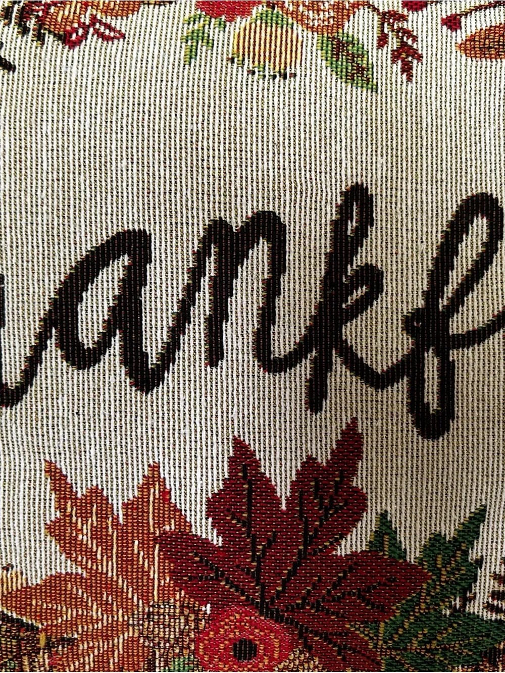 Thankful Autumn Decorative Home Accent Throw Pillow Thanksgiving Brown Fall